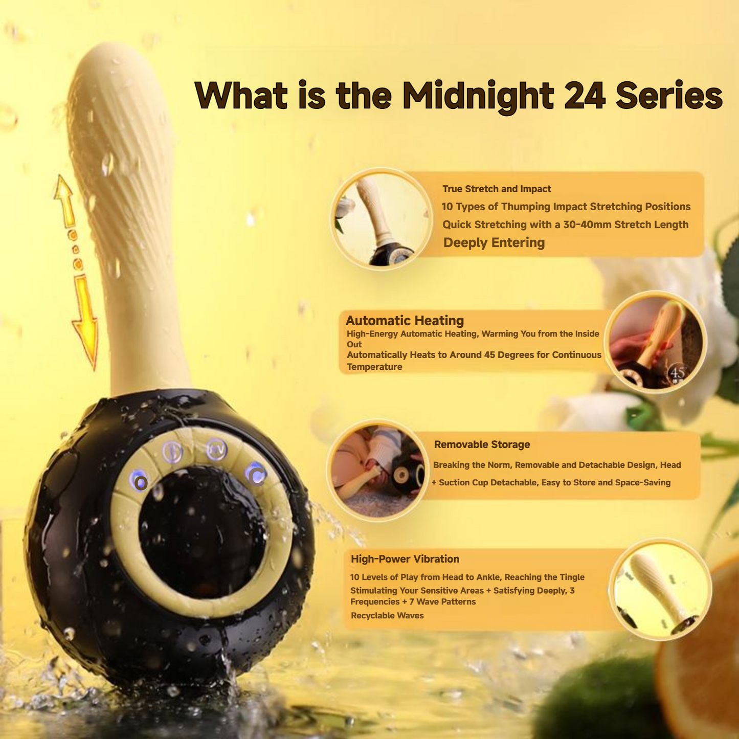 S.P&L Smart Automatic Heated Retractable Dildo Machine for Ultimate Pleasure.