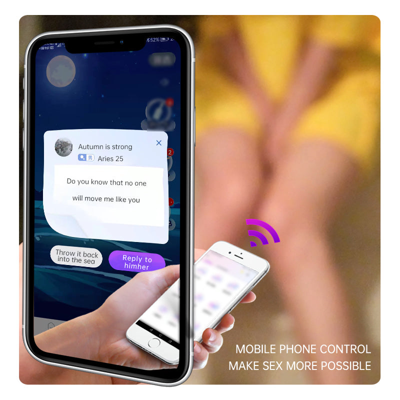 S.P&L Two-Color Wearable Anal Tongue Angel Invisible Bluetooth Vibrator