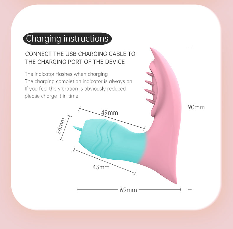 S.P&L Angel Invisible Wear Massage Anal Plug-Double Head