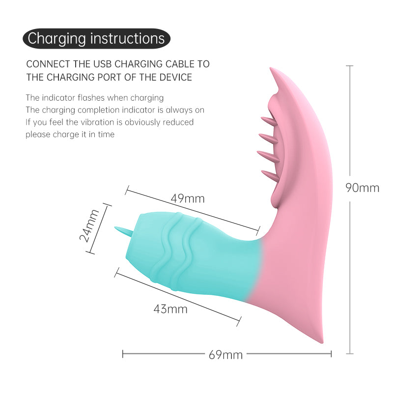 S.P&L Angel Invisible Wear Massage Anal Plug-Double Head